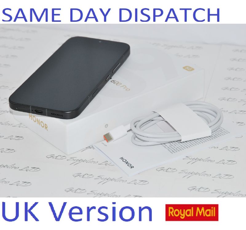 Honor 600 PRO 5G 512GB 12GB RAM Dual SIM Unlocked  Black  New condition UK version #
