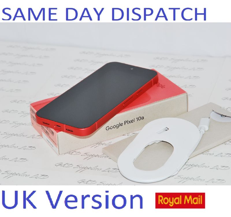 Google Pixel 10A  Mobile Phone 128GB (Unlocked) Berry 5G Sim-free UK Version  New Condition