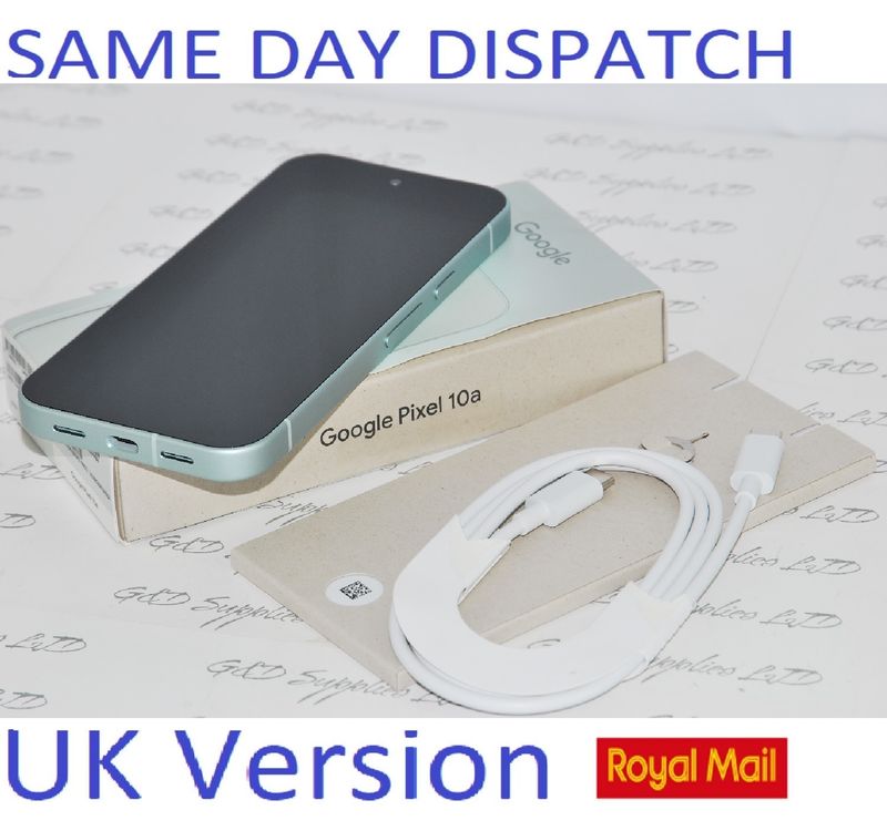 Google Pixel 10A  Mobile Phone 128GB (Unlocked) Fog 5G Sim-free UK Version  New Condition
