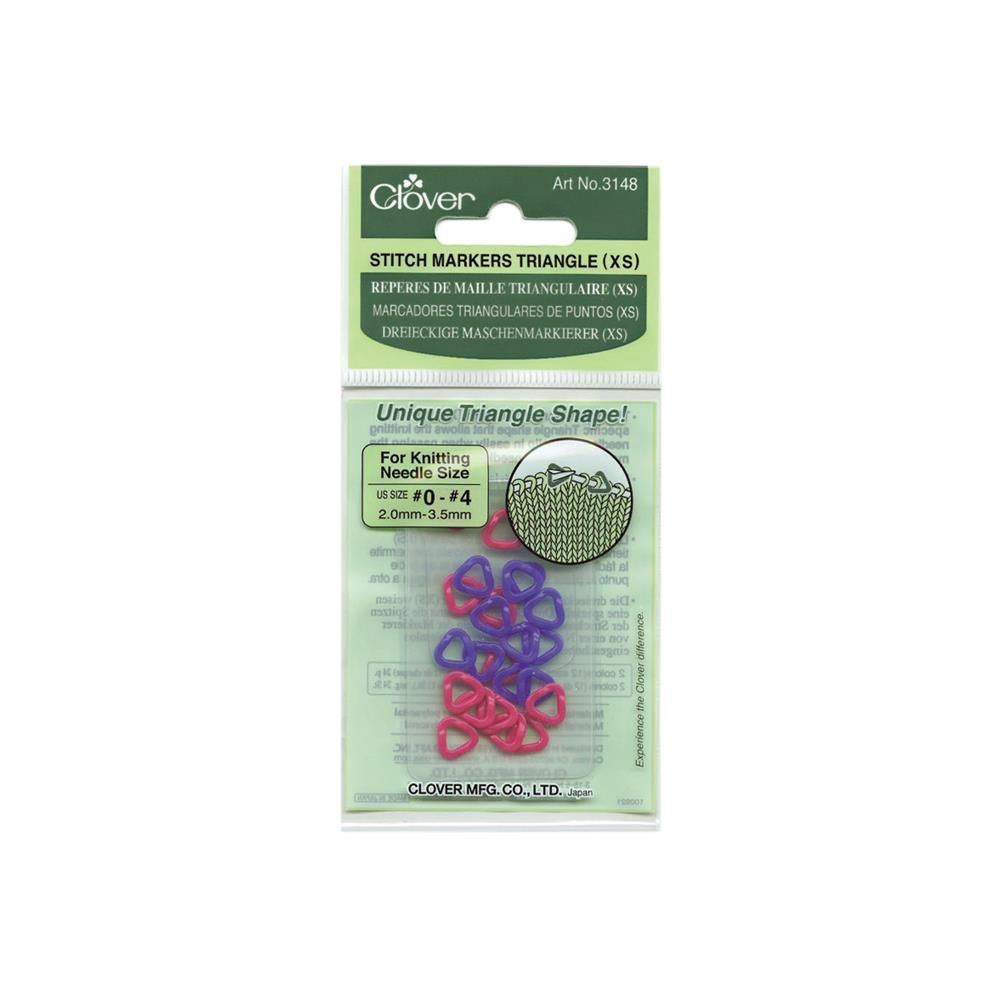 Clover - Triangle Stitch Markers, Size: X-Small 3148