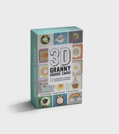 3D Granny Square Cards (52 Crochet Cards)