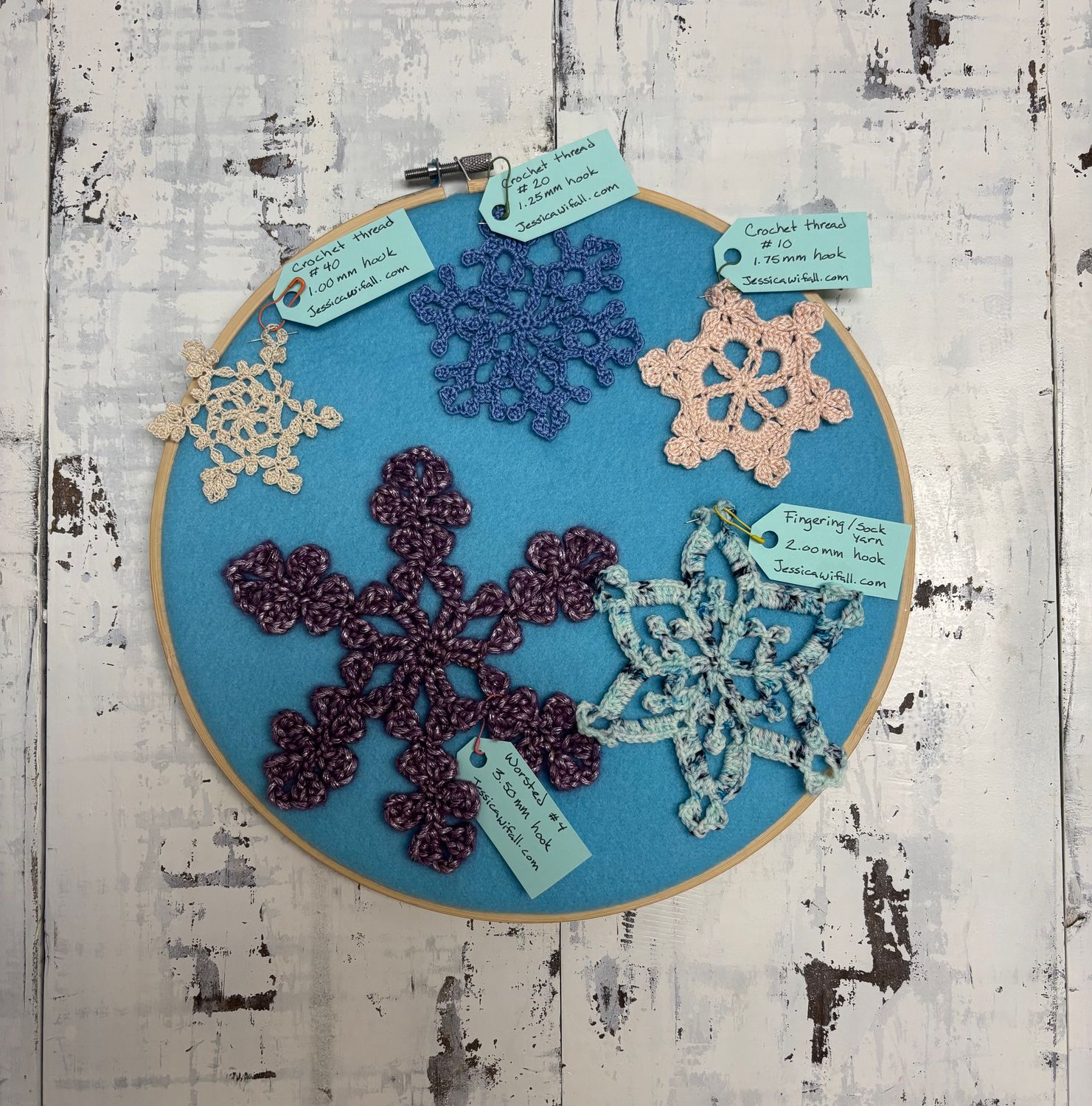 Intermediate Lace Crochet - Snowflakes, Date: October 4 &amp; 18th + November 1st, 2026