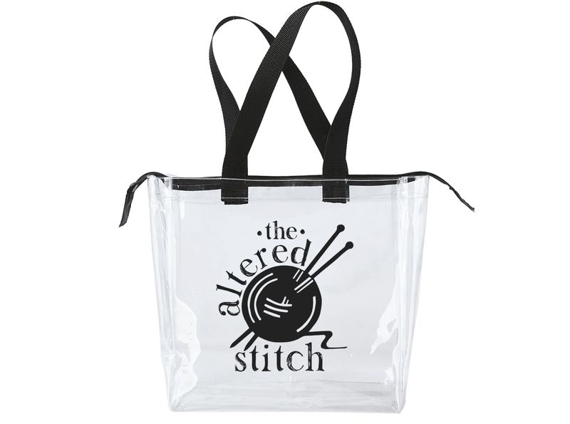 The Altered Stitch - Clear Logo Bag