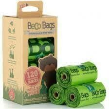 **BOGO** Beco Biodegradable Waste Pickup Bags Uncescented Eco Friendly 120 Pack