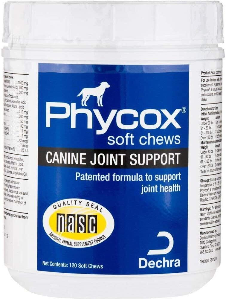 **NEW** Direct from the factory - PHYCOX Soft Chews Canine Joint Supplement 120 Count