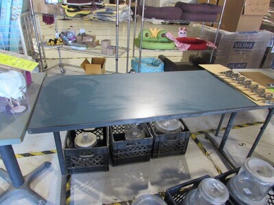 Heavy Duty Table - Folds Down for Transport (1 As Shown, the 2nd is Grey) 24" x 60"