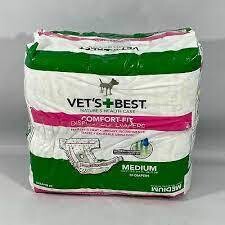 VETS BEST Dog Diaper Medium 30 ct.