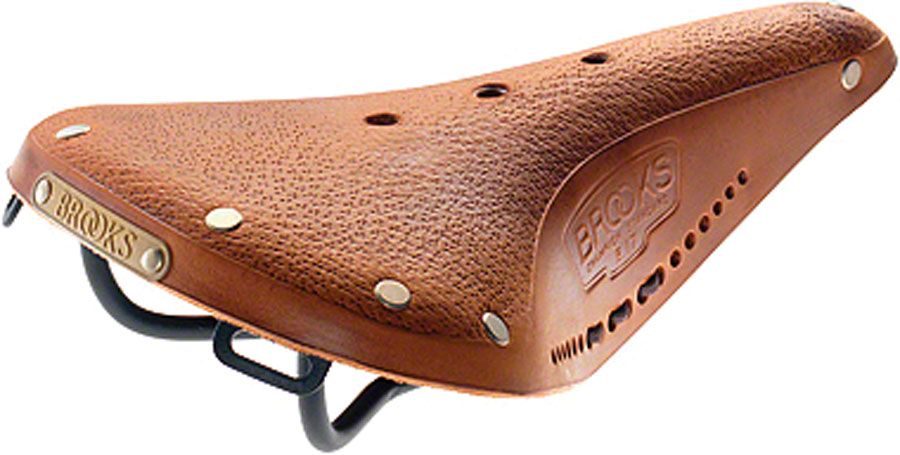 Brooks B17 Softened Saddle - Steel, Tan, Men&#39;s