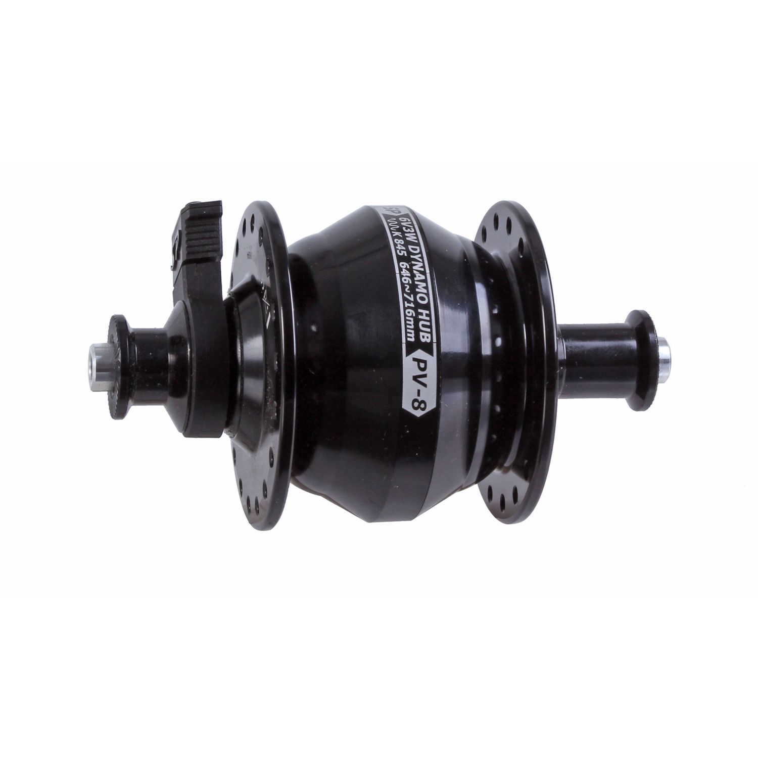 Shutter Precision PV-8 Front Q/R Hub, 9x100mm, 36h - Black
