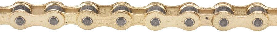 KMC S1 Chain - Single Speed 1/2&quot; x 1/8&quot;, 112 Links, Gold