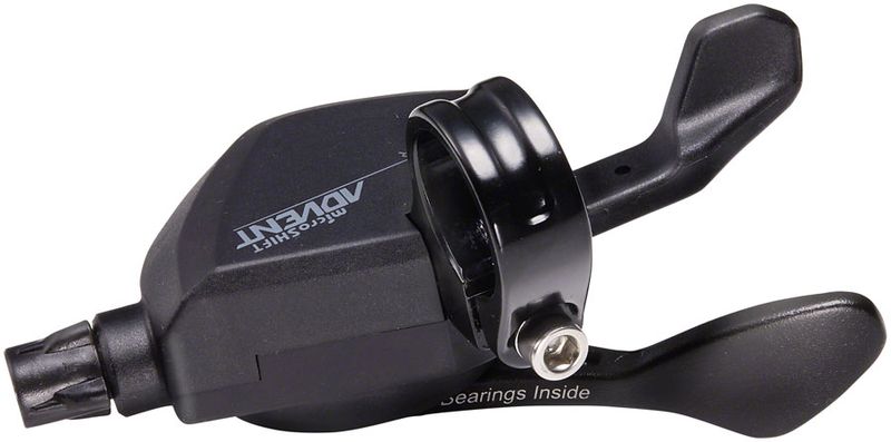 microSHIFT ADVENT Xpress Plus Right Trigger Shifter - 1x9 Speed, With Bearing, Black, ADVENT Compatible Only
