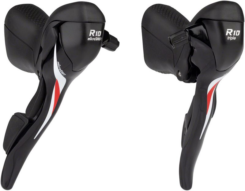 microSHIFT R8 Drop Bar Shift Lever Set 2 x 8-Speed, Shimano Compatible