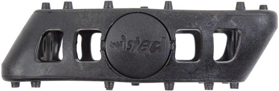 Odyssey Twisted PC Pedals - Platform, Composite/Plastic, 9/16&quot;, Black