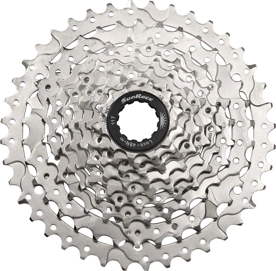 Sunrace CSM980 9sp Cassette, 11-40t, Silver