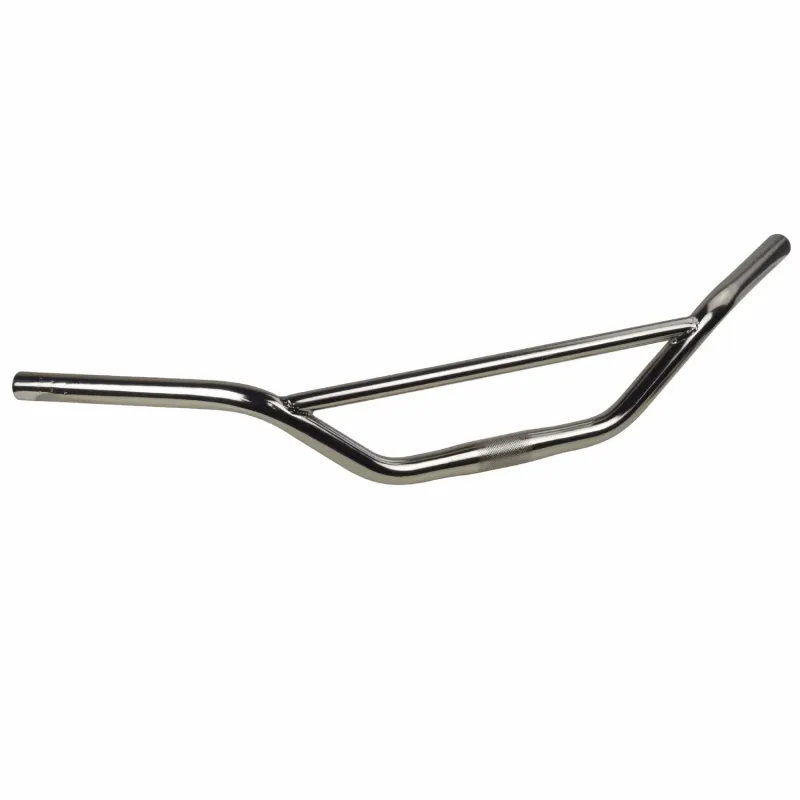 Velo Orange Klunker Handlebar - 25.4 45 Degree Sweep, 76mm Rise, 680mm width, Nickel