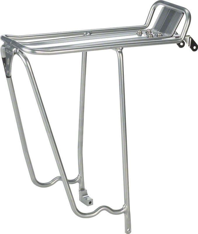 MSW RCR-100D Pork Chop Light-Duty Rear Rack, 700c Silver