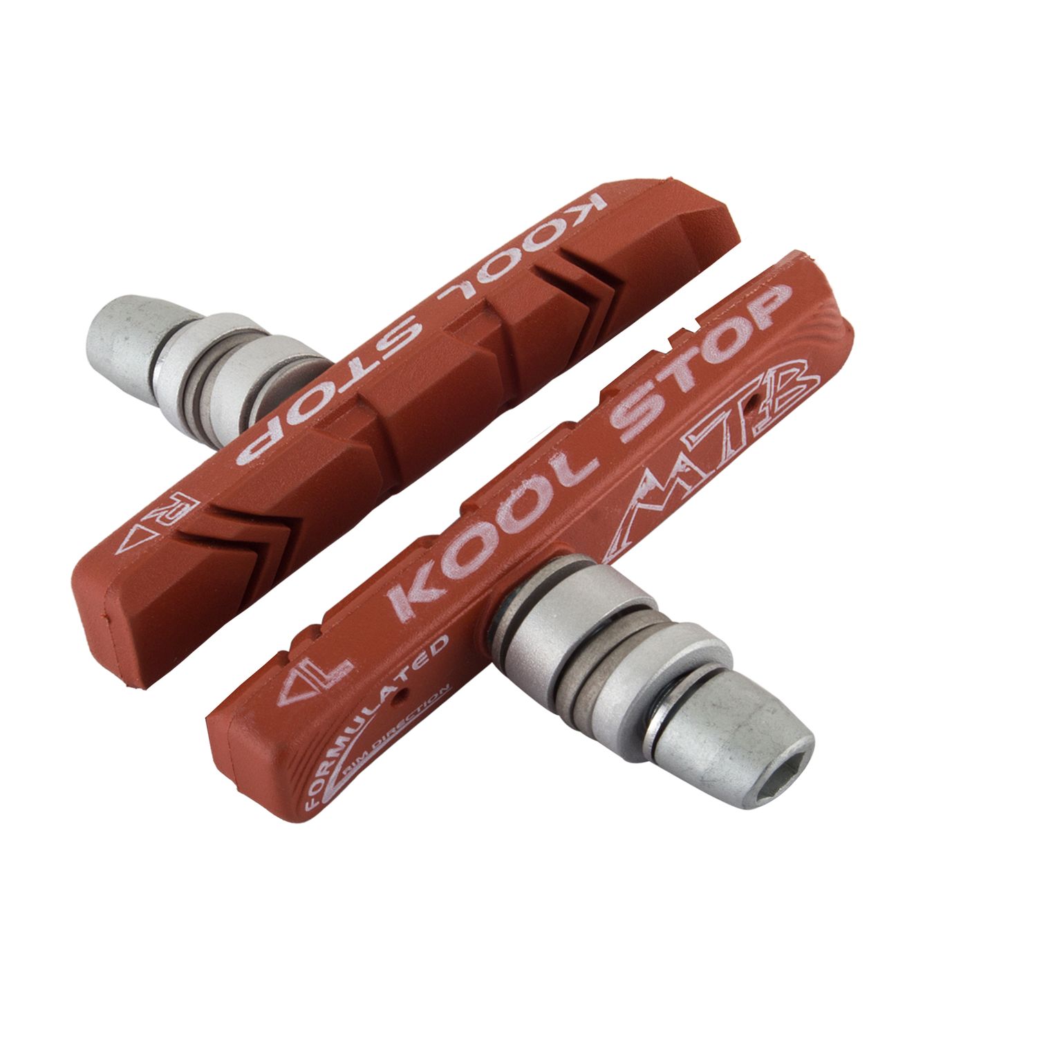 Kool-Stop Mountain Threaded Pad Pair (Salmon)