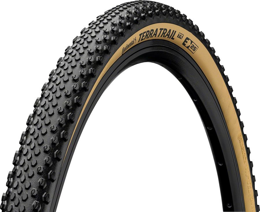 Continental Terra Trail Tire - 700 x 35, Tubeless, Folding, Black/Cream, PureGrip, ShieldWall System, E25, *P65