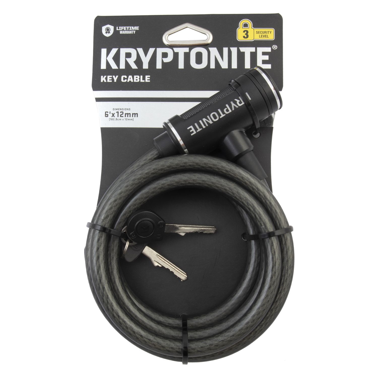 Kryptonite Key Cable Lock 6'