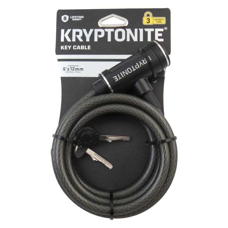 Kryptonite Key Cable Lock 6'