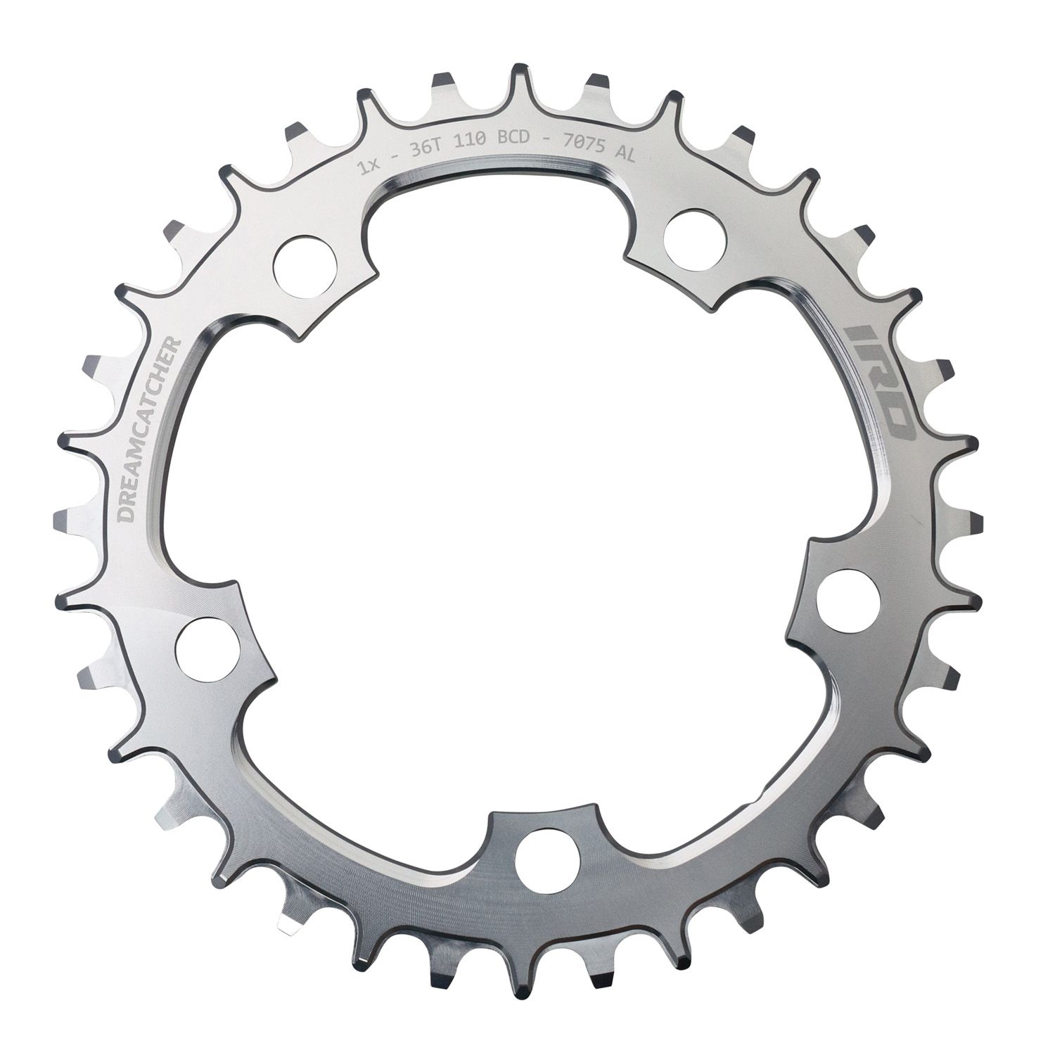 IRD Dreamcatcher 1X Chainring 5-Bolt 110 BCD 40t SIlver