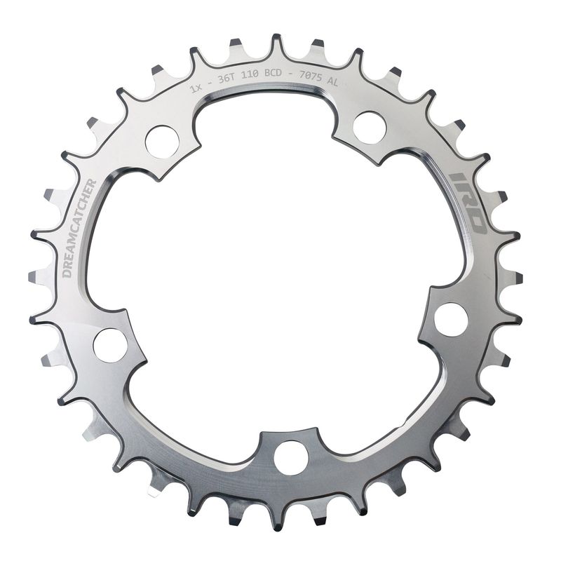 IRD Dreamcatcher 1X Chainring 5-Bolt 110 BCD 40t SIlver