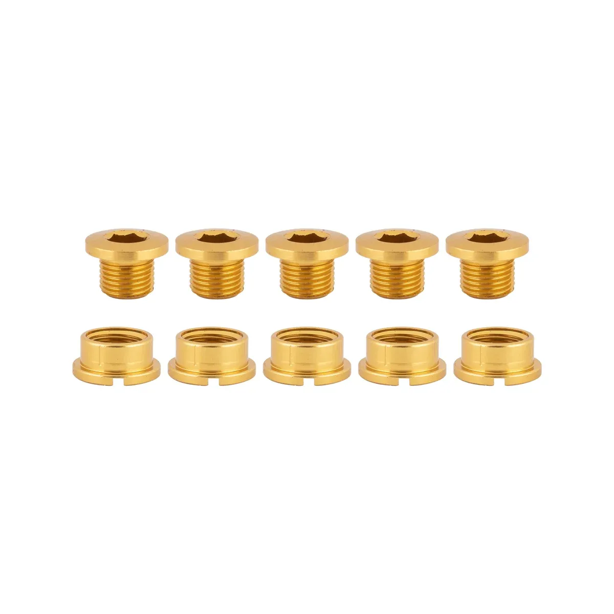 CHAINRING BOLT SET OR8 SINGLE ALY G OLD