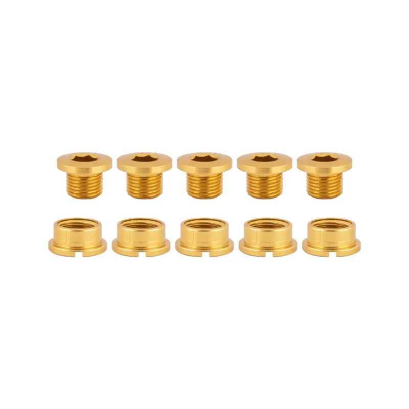 CHAINRING BOLT SET OR8 SINGLE ALY G OLD