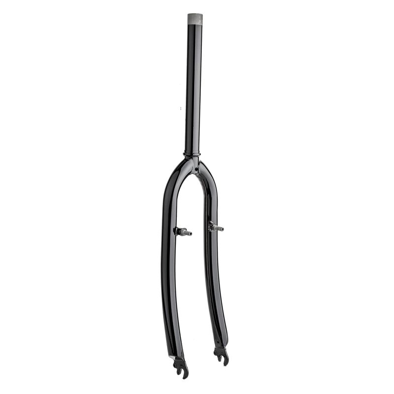 Chromoly 26in MTB Fork 1-1/8" Black QR
