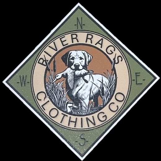 RIVER RAGS Retriever sticker.