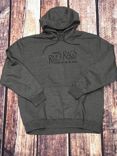 life on the river hoodie Charcoal gray