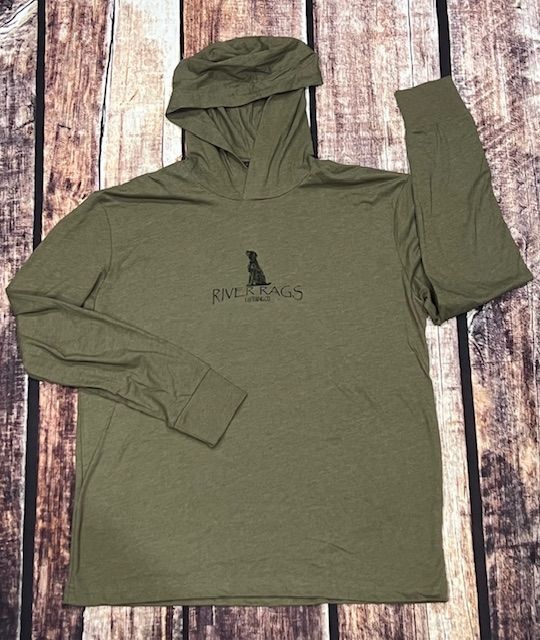 Good Boy Logo 4.3 oz  Hoody Military Green