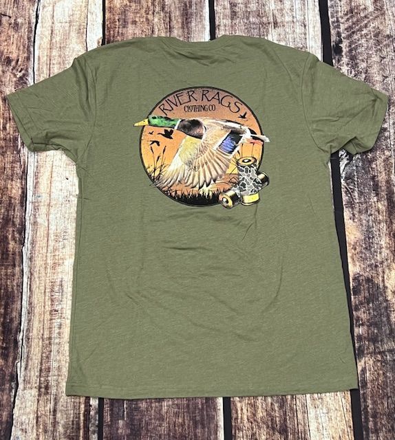Mallard Sunset Tee Light Olive