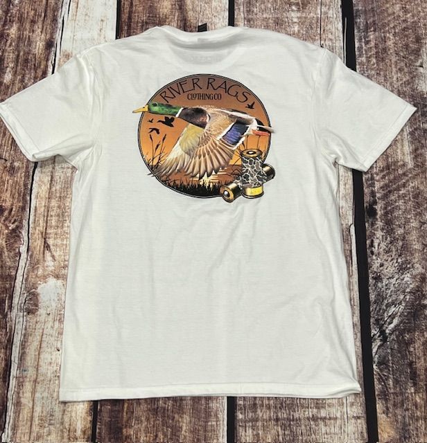 Mallard Sunset Tee White