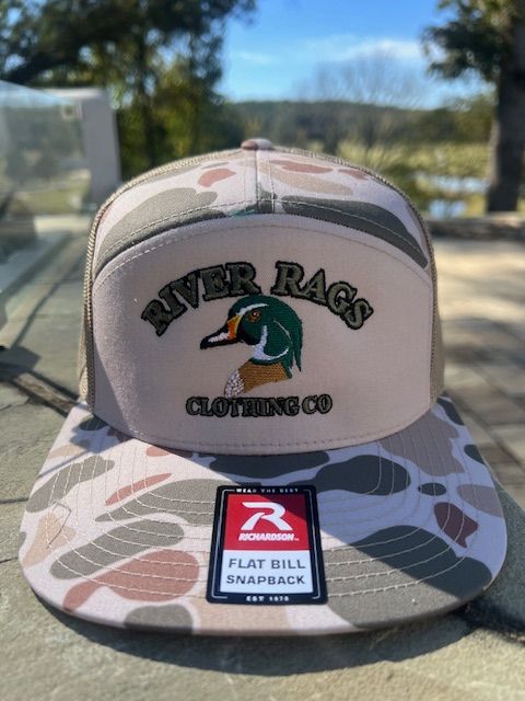 River Rags R168 7 panel Harvest duck camo/sandstone