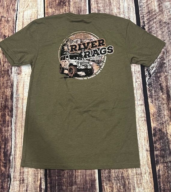 Take a Backroad Tee Military Green