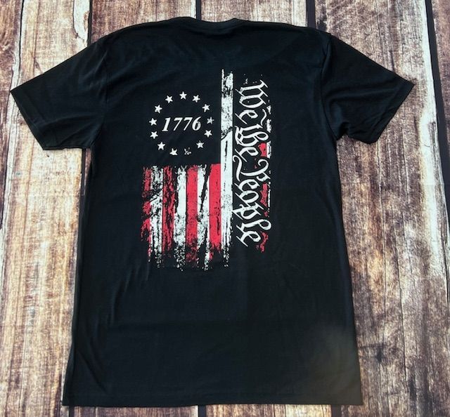 We The People Tee heather Black