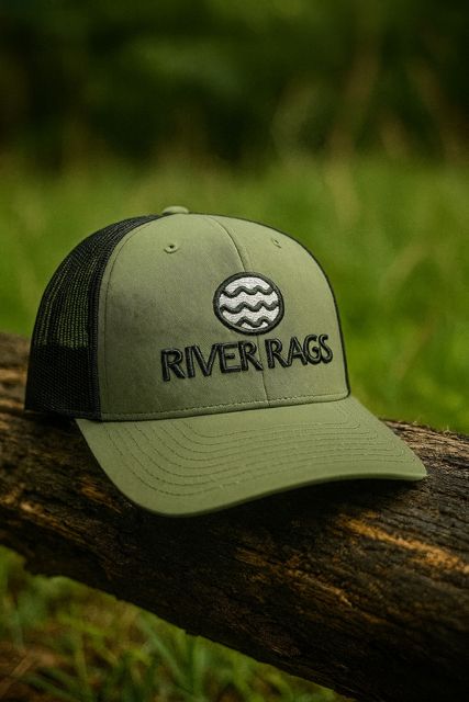 River Rags low pro Trucker 115 Loden on black