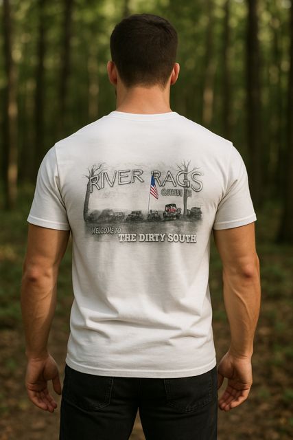 Razor Mountian White Tee Razor Mountian White Tee