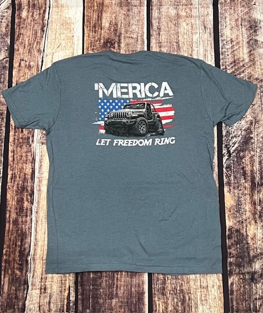 Let Freedom Ring Heather Slate Blue