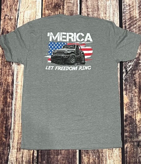 Let Freedom Ring dark heather gray Let Freedom Ring dark heather gray