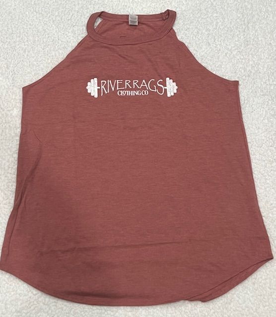 Womens Perfect Tri Rocker Tank Blush