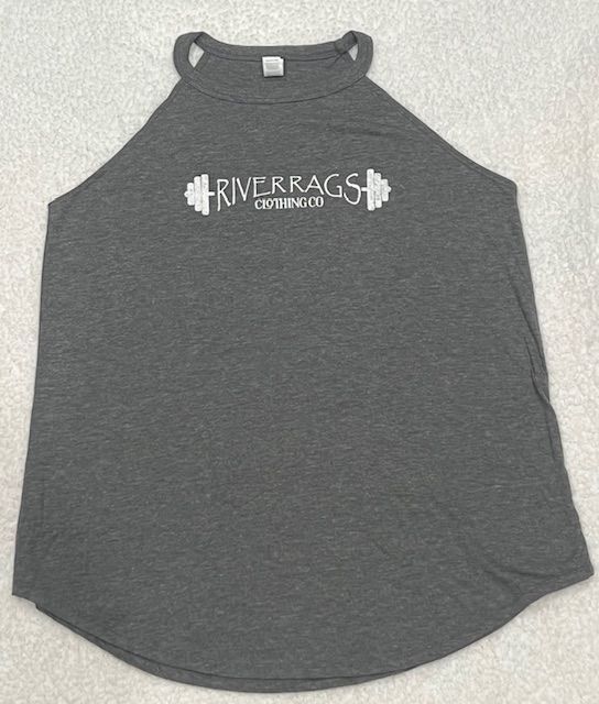 Womens Perfect Tri Rocker Tank gray frost