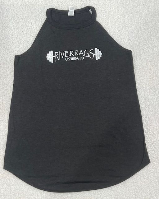 Womens Perfect Tri Rocker Tank Black frost