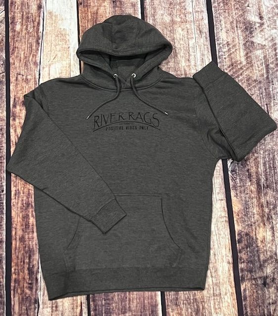 Positive Vibes Only hoodie Heather Charcoal