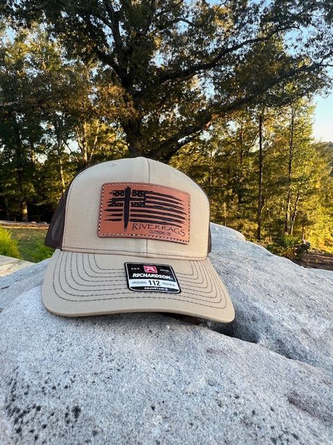 River Rags Trucker 112 Khaki/Brown American Faith patch