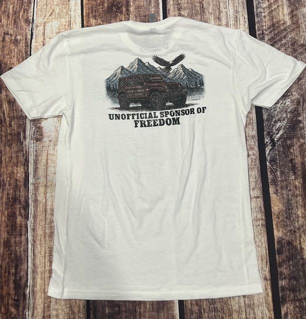 Unofficial Sponsor of Freedom Tee White