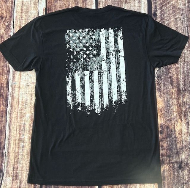 distressed constitution Tee Heather Black distressed constitution Tee Heather Black