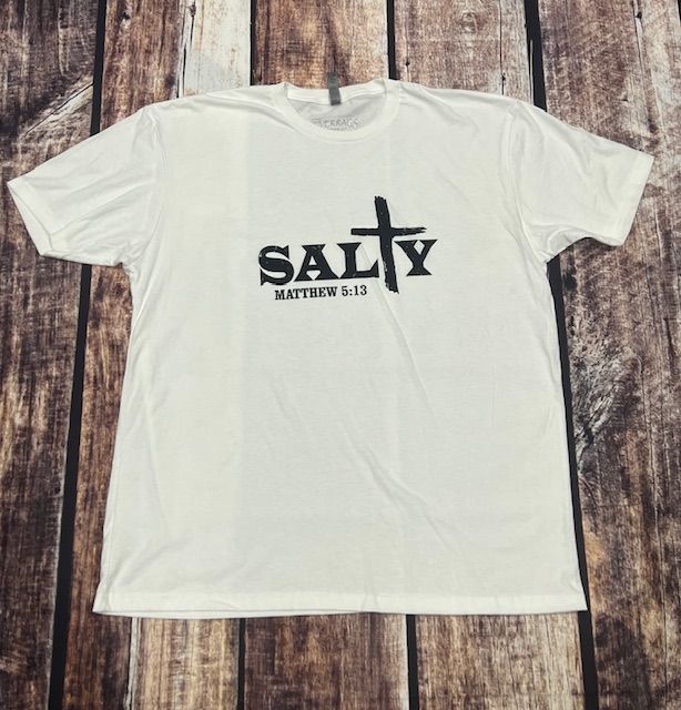 SALTY Tee White