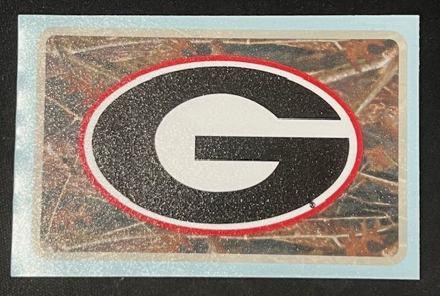 4" Camo UGA decal